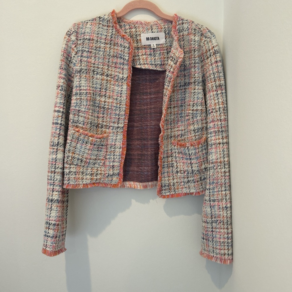 Multicolor tweed jacket